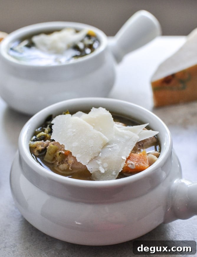 Healthy Harvest Chicken Soup I howsweeteats.com