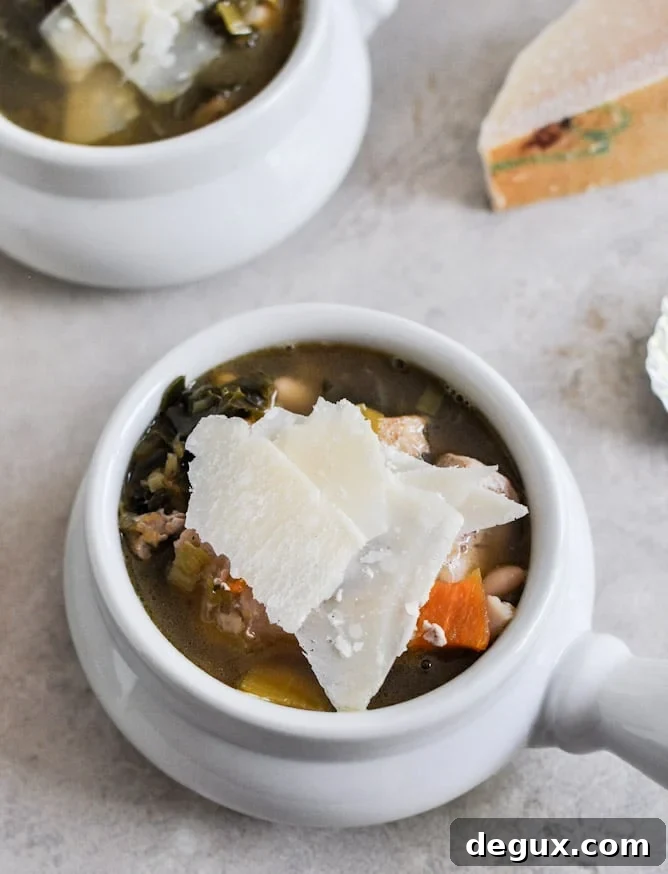 Healthy Harvest Chicken Soup I howsweeteats.com