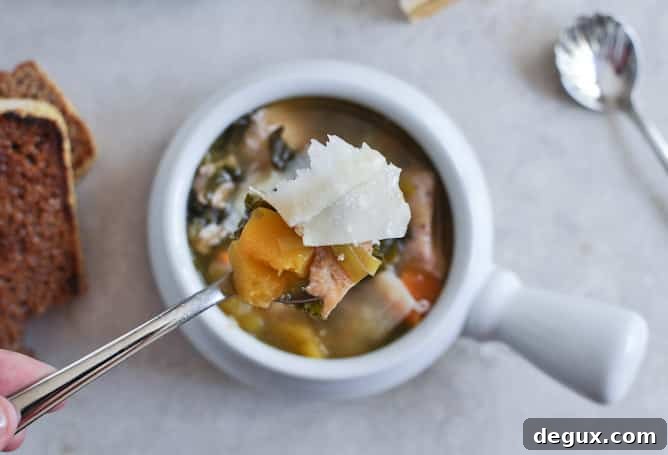 Healthy Harvest Chicken Soup I howsweeteats.com