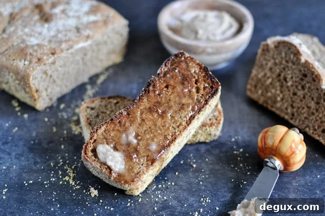 Whole Wheat Pumpkin Spice English Muffin Bread with Brown Sugar Cinnamon Butter I howsweeteats.com Whole Wheat Pumpkin Spice English Muffin Bread with Brown Sugar Cinnamon Butter I howsweeteats.com