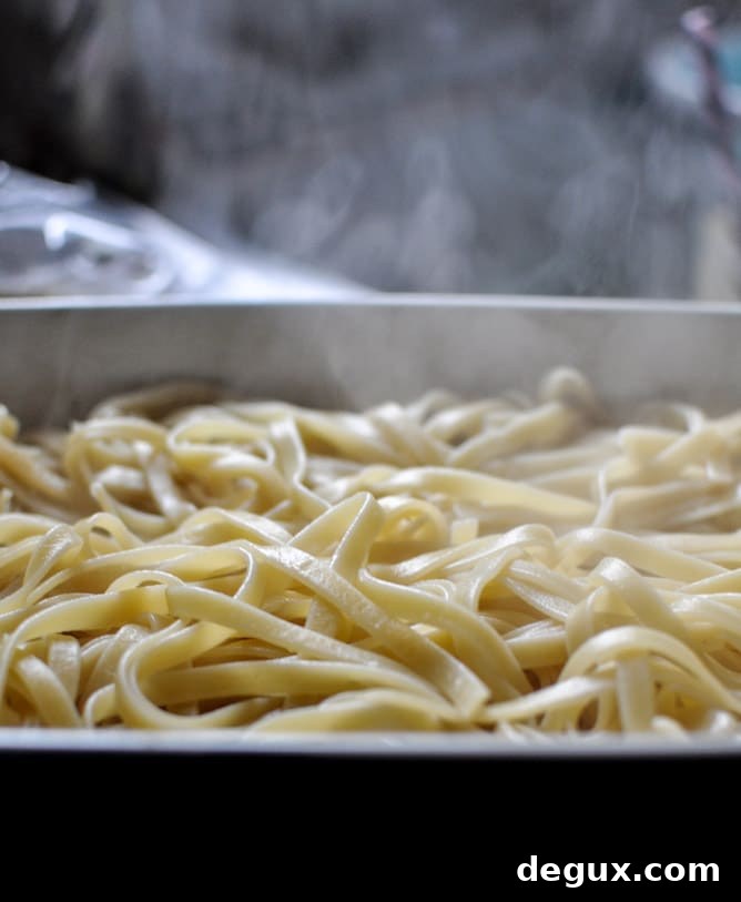 Baked Pumpkin Fettuccine Alfredo I howsweeteats.com