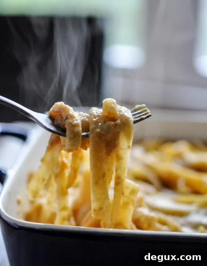 Baked Pumpkin Fettuccine Alfredo I howsweeteats.com