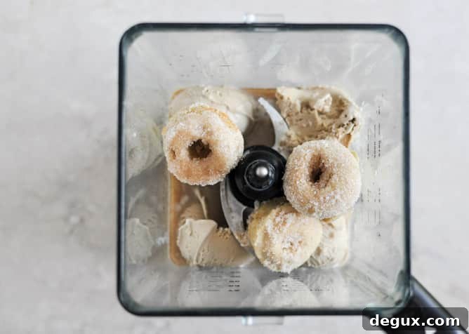 Coffee and Donuts Milkshake I howsweeteats.com