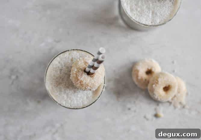 Coffee and Donuts Milkshake I howsweeteats.com