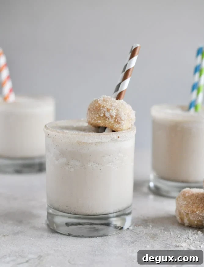 Coffee and Donuts Milkshake I howsweeteats.com