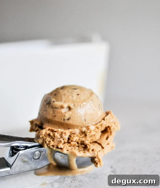 Burnt Caramel Bourbon Ice Cream with Milk Chocolate Toffee Burnt Caramel Bourbon Ice Cream with Milk Chocolate Toffee