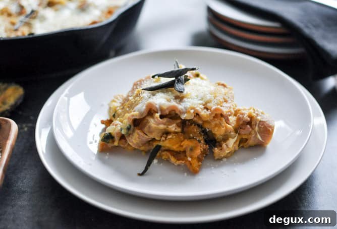 Butternut Squash Skillet Lasagna I howsweeteats.com Butternut Squash Skillet Lasagna I howsweeteats.com
