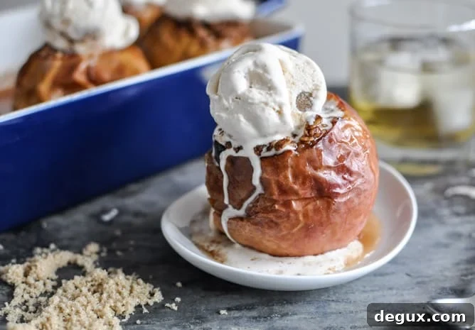 Bourbon Baked Apples I howsweeteats.com