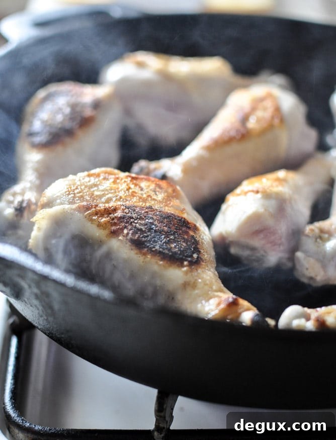 Sweet and Sticky Pomegranate Chicken I howsweeteats.com Sweet and Sticky Pomegranate Chicken I howsweeteats.com