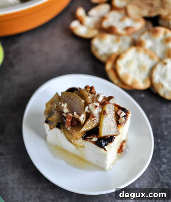 Broiled Feta with Caramelized Cinnamon Pears Broiled Feta with Caramelized Cinnamon Pears