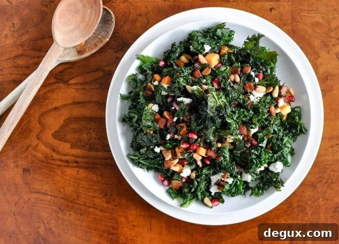 Crispy Kale Salad I howsweeteats.com