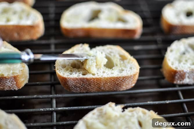 Parmesan Brussels Sprouts Crostini I howsweeteats.com