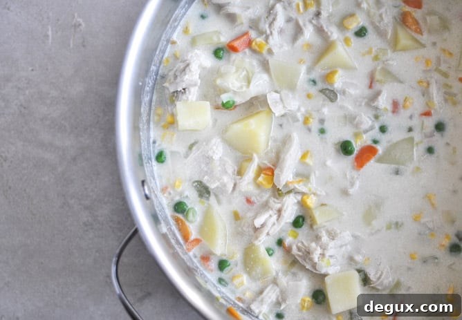Chicken Pot Pie Soup I howsweeteats.com Chicken Pot Pie Soup I howsweeteats.com