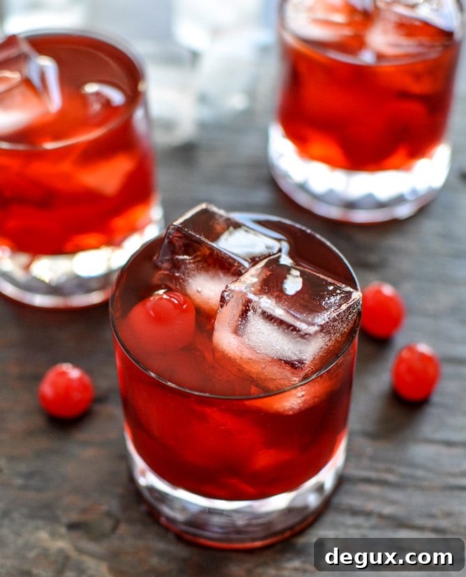 Cherry Whiskey Smash Cocktails I howsweeteats.com Cherry Whiskey Smash Cocktails I howsweeteats.com