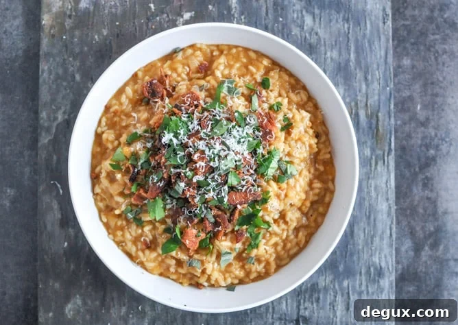 Roasted Sweet Potato Risotto I howsweeteats.com