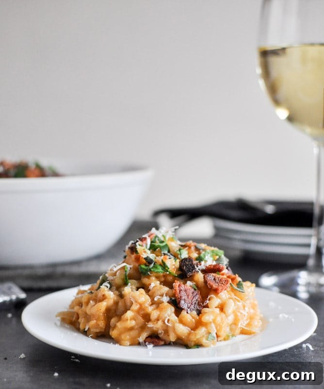 Roasted Sweet Potato Risotto I howsweeteats.com