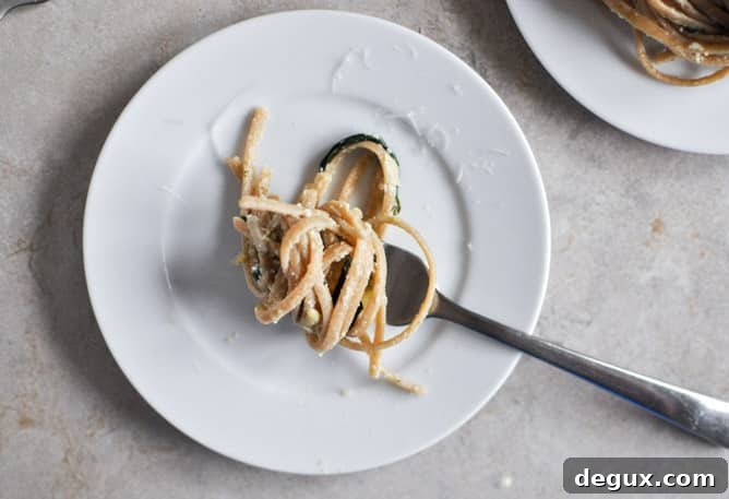 Spinach and Artichoke Linguine I howsweeteats.com