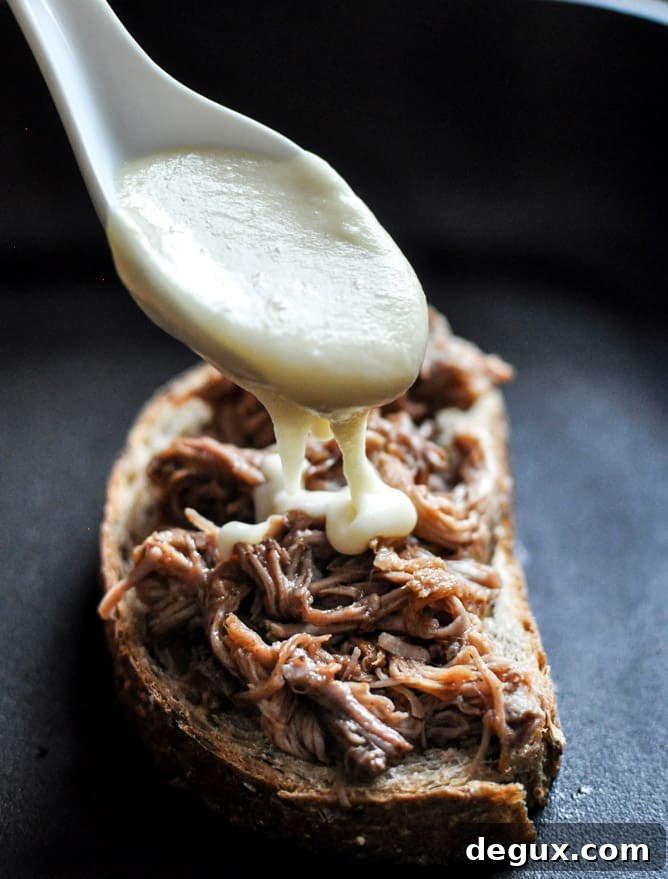 Crockpot Pulled Pork + Beer Cheese Grilled Cheese Sandwiches I howsweeteats.com Crockpot Pulled Pork + Beer Cheese Grilled Cheese Sandwiches I howsweeteats.com