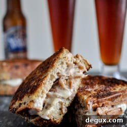 Pulled Pork and Beer Cheese Grilled Cheese Sandwich Recipe 2 img 30023 5