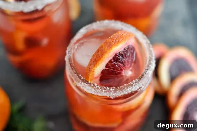 Blood Orange Sangria I howsweeteats.com