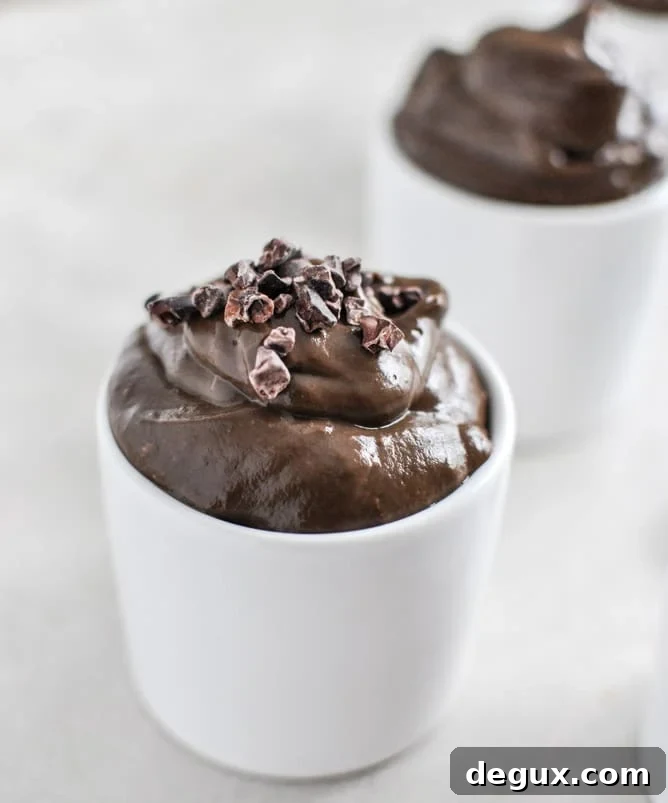 Healthy Chocolate Avocado Pudding I howsweeteats.com Healthy Chocolate Avocado Pudding I howsweeteats.com
