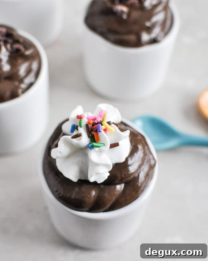 Healthy Chocolate Avocado Pudding I howsweeteats.com Healthy Chocolate Avocado Pudding I howsweeteats.com