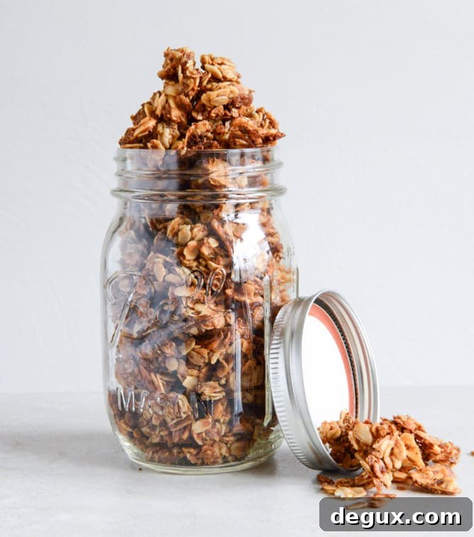 Coconut Butter Granola I howsweeteats.com