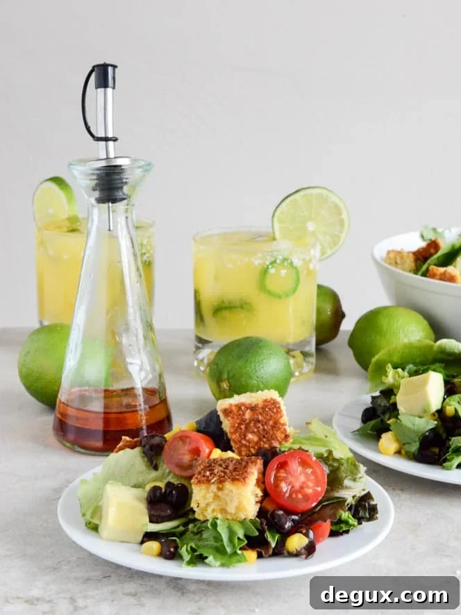 Black Bean + Cornbread Panzanella Salad I howsweeteats.com Black Bean + Cornbread Panzanella Salad I howsweeteats.com