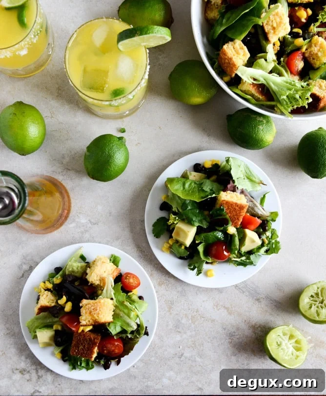 Black Bean + Cornbread Panzanella Salad I howsweeteats.com Black Bean + Cornbread Panzanella Salad I howsweeteats.com