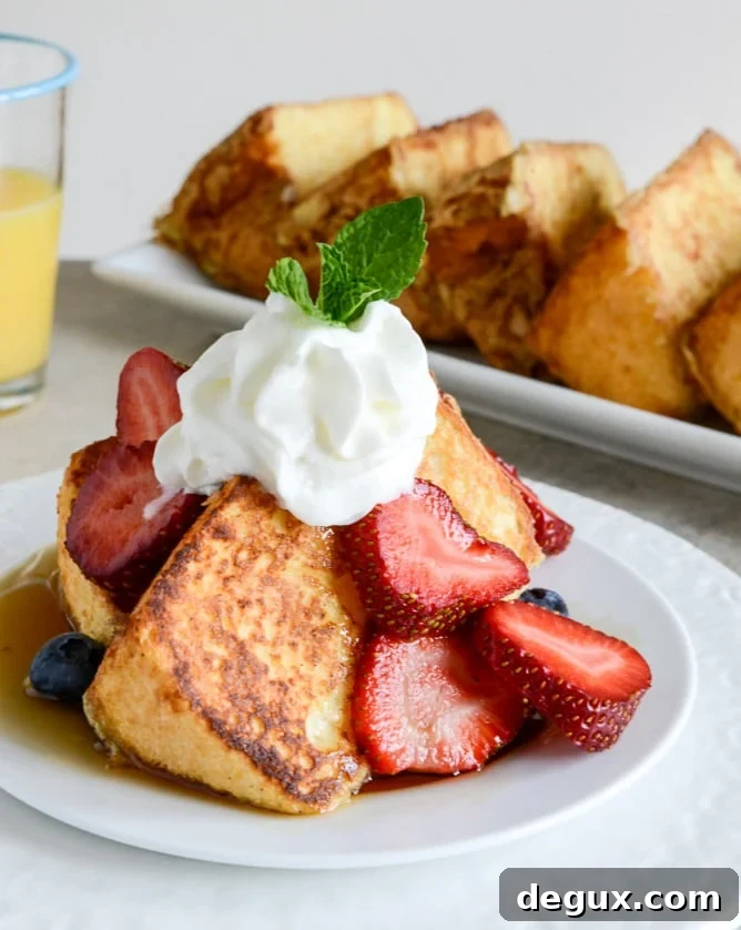 Angel Food French Toast I howsweeteats.com