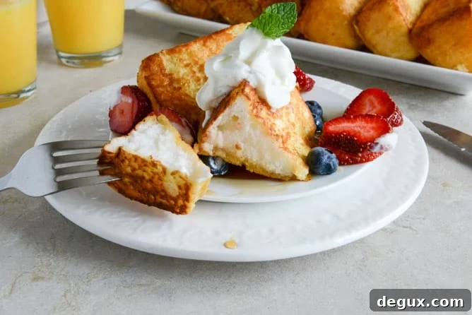 Angel Food French Toast I howsweeteats.com