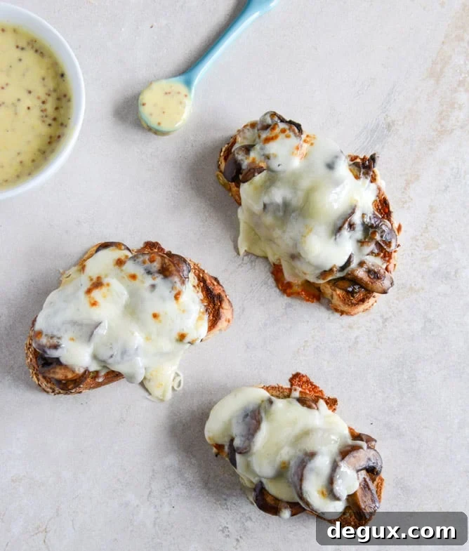 15 Minute Mushroom Melts with Mustard Aioli 15 Minute Mushroom Melts with Mustard Aioli
