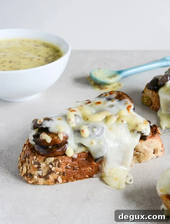 15 Minute Mushroom Melts with Mustard Aioli 15 Minute Mushroom Melts with Mustard Aioli