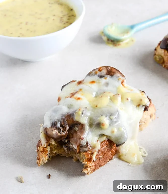 15 Minute Mushroom Melts with Mustard Aioli 15 Minute Mushroom Melts with Mustard Aioli