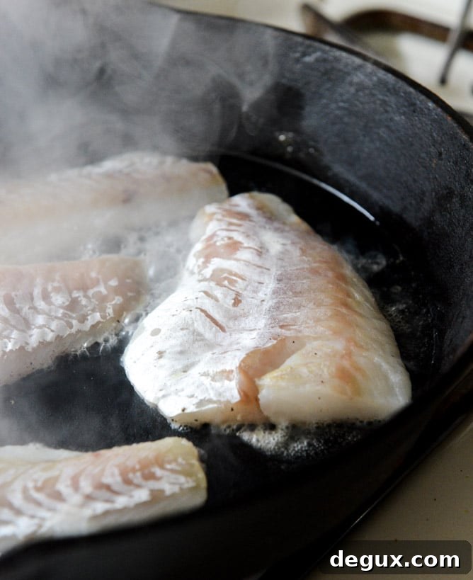 Brown Butter Tilapia with Toasted Basil Butter Breadcrumbs I howsweeteats.com