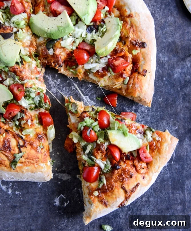 Chicken Enchilada Pizza I howsweeteats.com