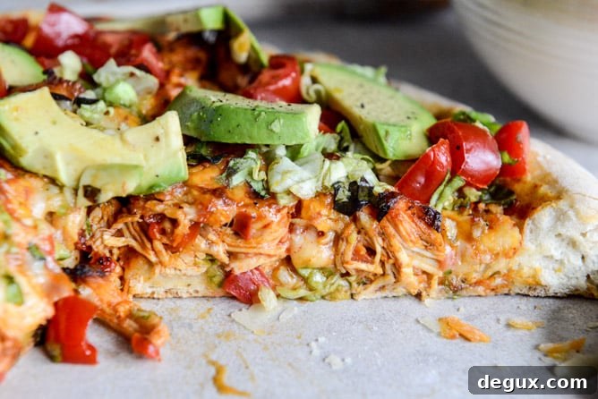 Chicken Enchilada Pizza I howsweeteats.com