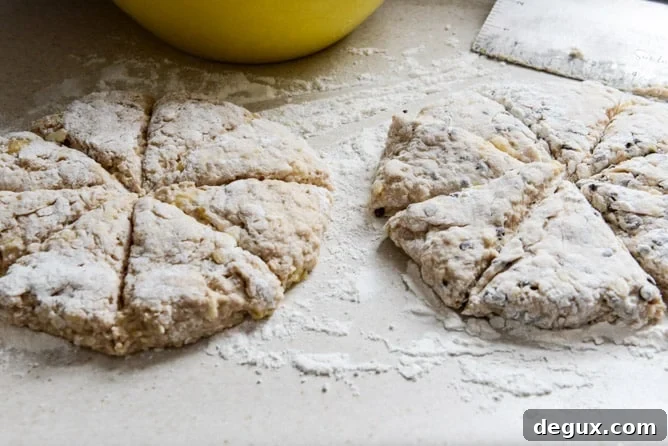 Banana Bread Scones I howsweeteats.com
