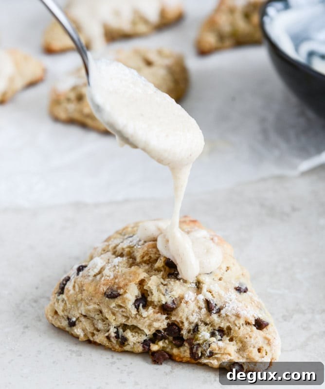 Banana Bread Scones I howsweeteats.com