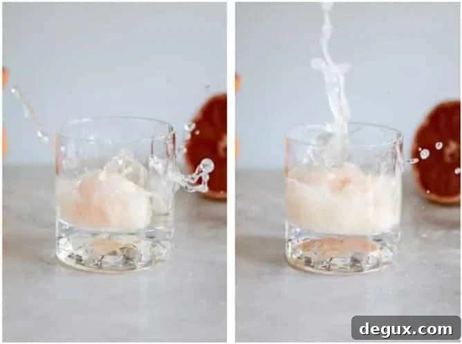 Sparkling Grapefruit Sangria I howsweeteats.com