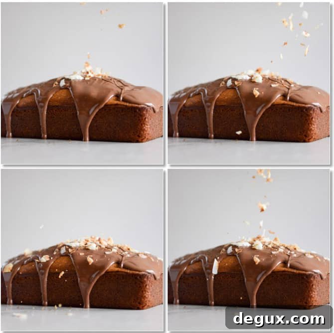 Spiked Almond Joy Poundcake I howsweeteats.com