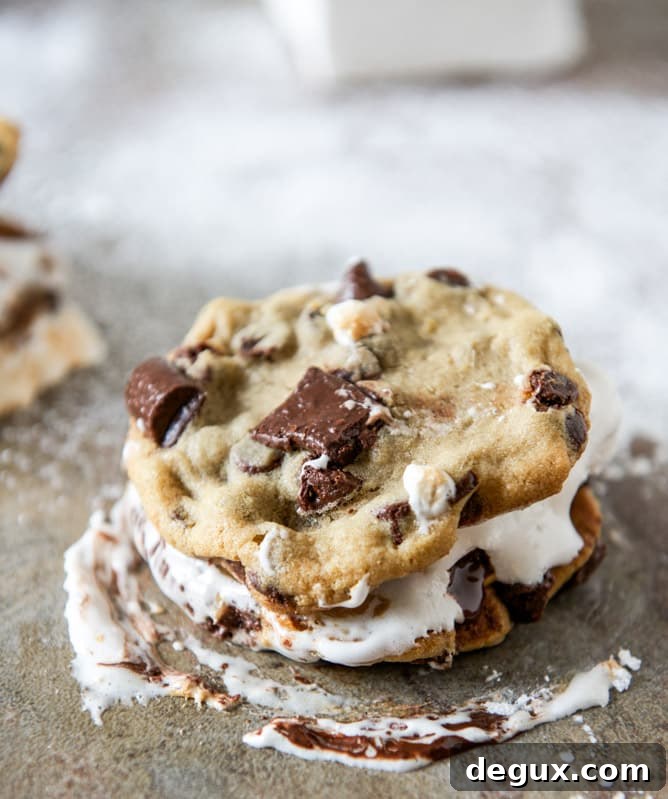 Chocolate Chip Cookie Peanut Butter S'mores Chocolate Chip Cookie Peanut Butter S'mores