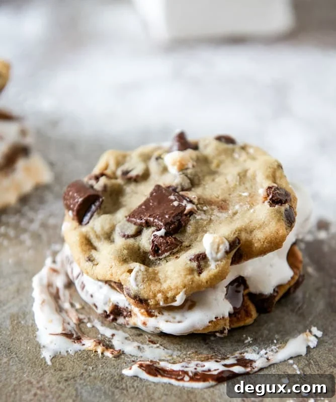 Chocolate Chip Cookie Peanut Butter S'mores Chocolate Chip Cookie Peanut Butter S'mores