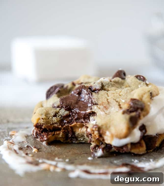 Chocolate Chip Cookie Peanut Butter S'mores Chocolate Chip Cookie Peanut Butter S'mores