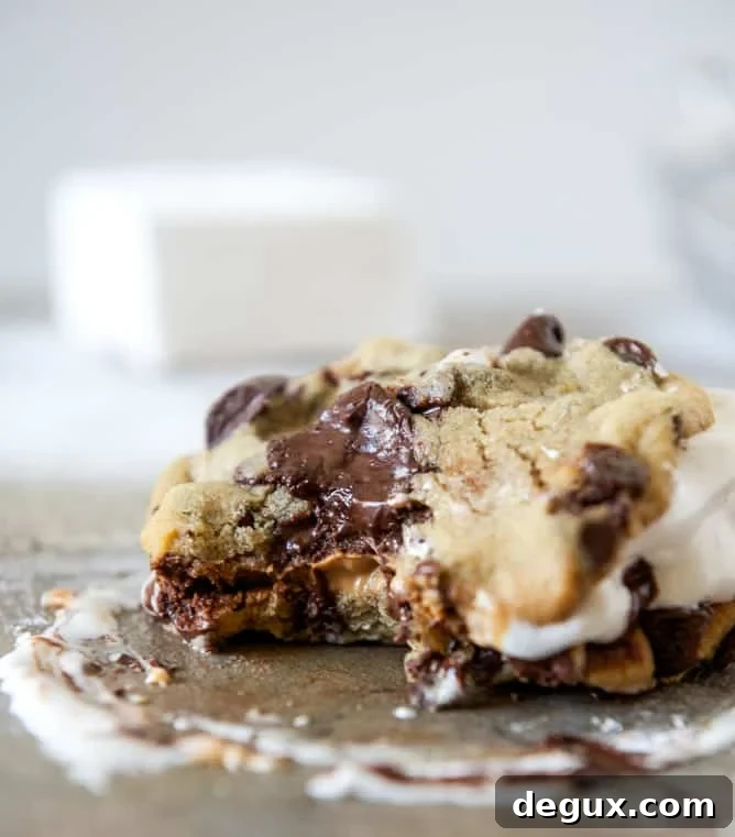 Chocolate Chip Cookie Peanut Butter S'mores Chocolate Chip Cookie Peanut Butter S'mores