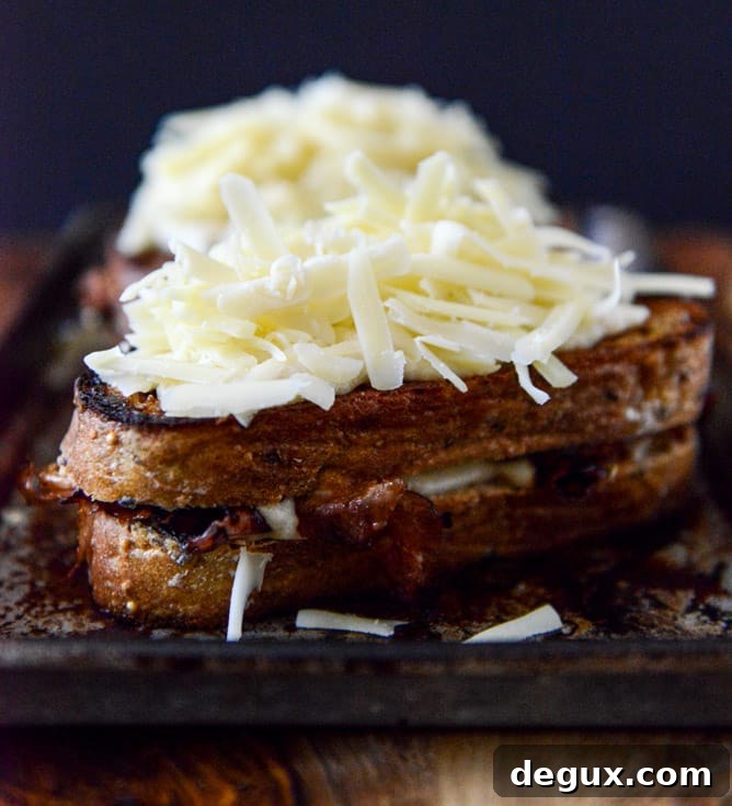 Croque Madame with Crispy Ham I howsweeteats.com