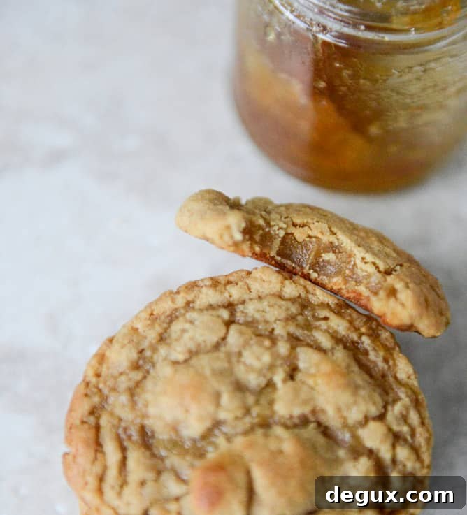 Grown Up PB + J Cookies I howsweeteats.com I howsweeteats.com
