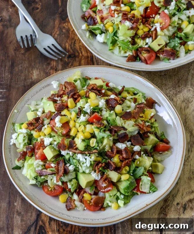 BLT Chopped Salad with Corn, Feta + Avocado BLT Chopped Salad with Corn, Feta + Avocado