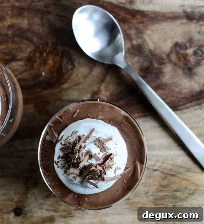 Milk Chocolate Mousse with Coconut Whipped Cream Milk Chocolate Mousse with Coconut Whipped Cream