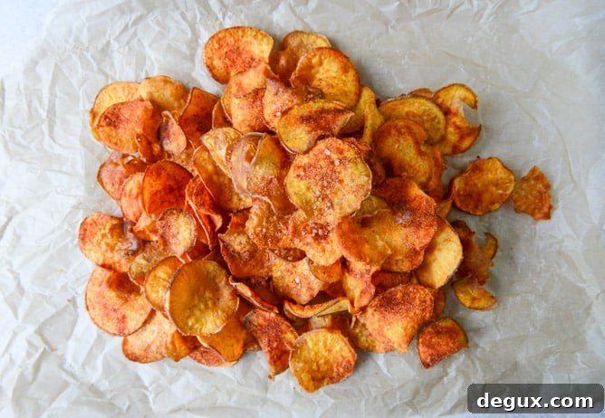 Homemade BBQ Sweet Potato Chips I howsweeteats.com Homemade BBQ Sweet Potato Chips I howsweeteats.com